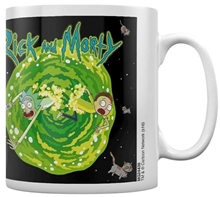 Keramický hrnek Rick and Morty: Floating Cat Dimension (objem 315 ml) bílý