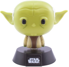 Plastová dekorativní svítící figurka Star Wars Hvězdné války: Yoda (výška 10 cm)