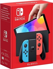 Nintendo Switch OLED Model - Neon Blue / Neon Red (SWITCH) (SALE)