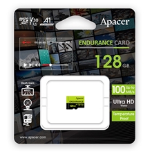 Apacer paměťová karta Endurance, 128GB, micro SDXC, AP128GEDM1D05-R, UHS-I U3 (Class 10), V30, A1