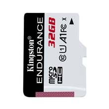 Kingston paměťová karta High-Endurance, 32GB, micro SDHC, SDCE/32GB, UHS-I U1 (Class 10), A1