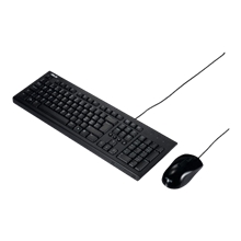 ASUS U2000 Keyboard + Mouse, black