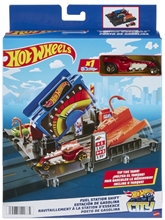 Hot Wheels City - Fuel Station Shift Track Set 