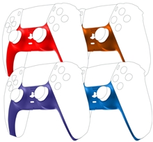 Set of four coloured covers for DualSense game controllers