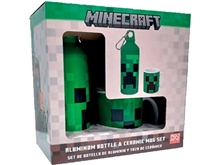 Minecraft aluminum bottle + mug set 500ml