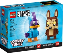 LEGO® BrickHeadz 40559: Road Runner & Wile E. Coyote