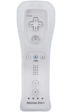 WII Remote Controller Built-in Motion Plus - White (Wii)