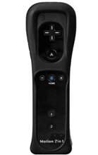 WII Remote Controller Built-in Motion Plus - Black (Wii)