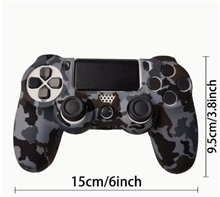 New design silicone case - Camouflage Black (PS4)