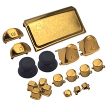 Button Kit for PlayStation 4 Controller - Electropalate Gold (PS4)	