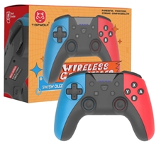 Wireless Video Game Controller for SWITCH, PC, Android, iOS - Blue + Red (SWITCH/PC)